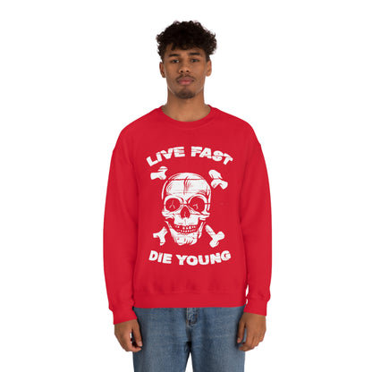 Live Fast Die Young Crewneck Sweatshirt