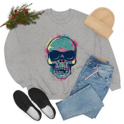 South Beach Skull Crewneck Sweatshirt