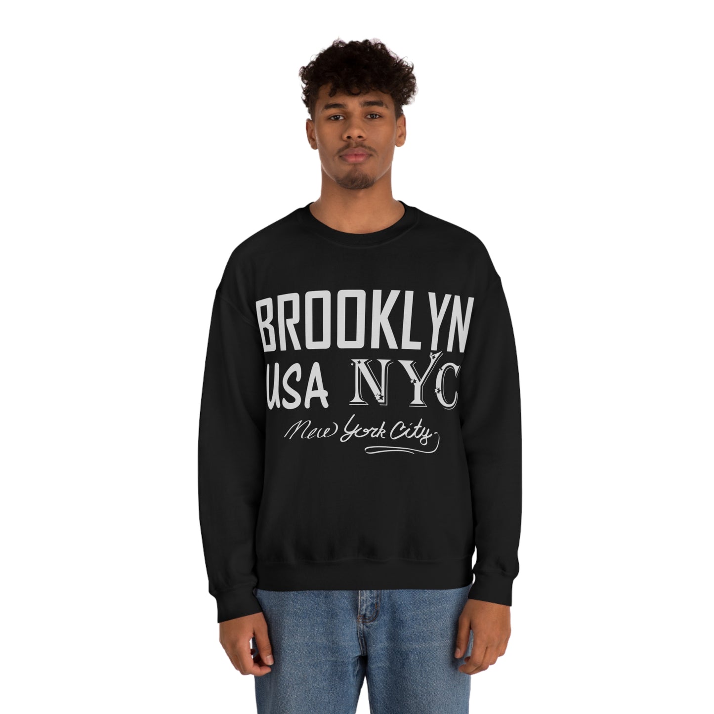 Brooklyn NY USA Crewneck Sweatshirt