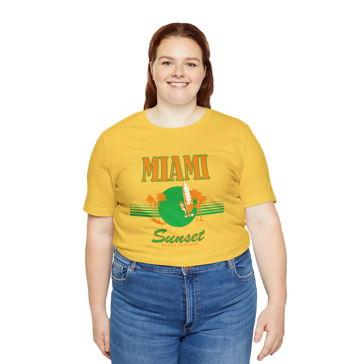 Miami Sunset Beach Paradise T-Shirt