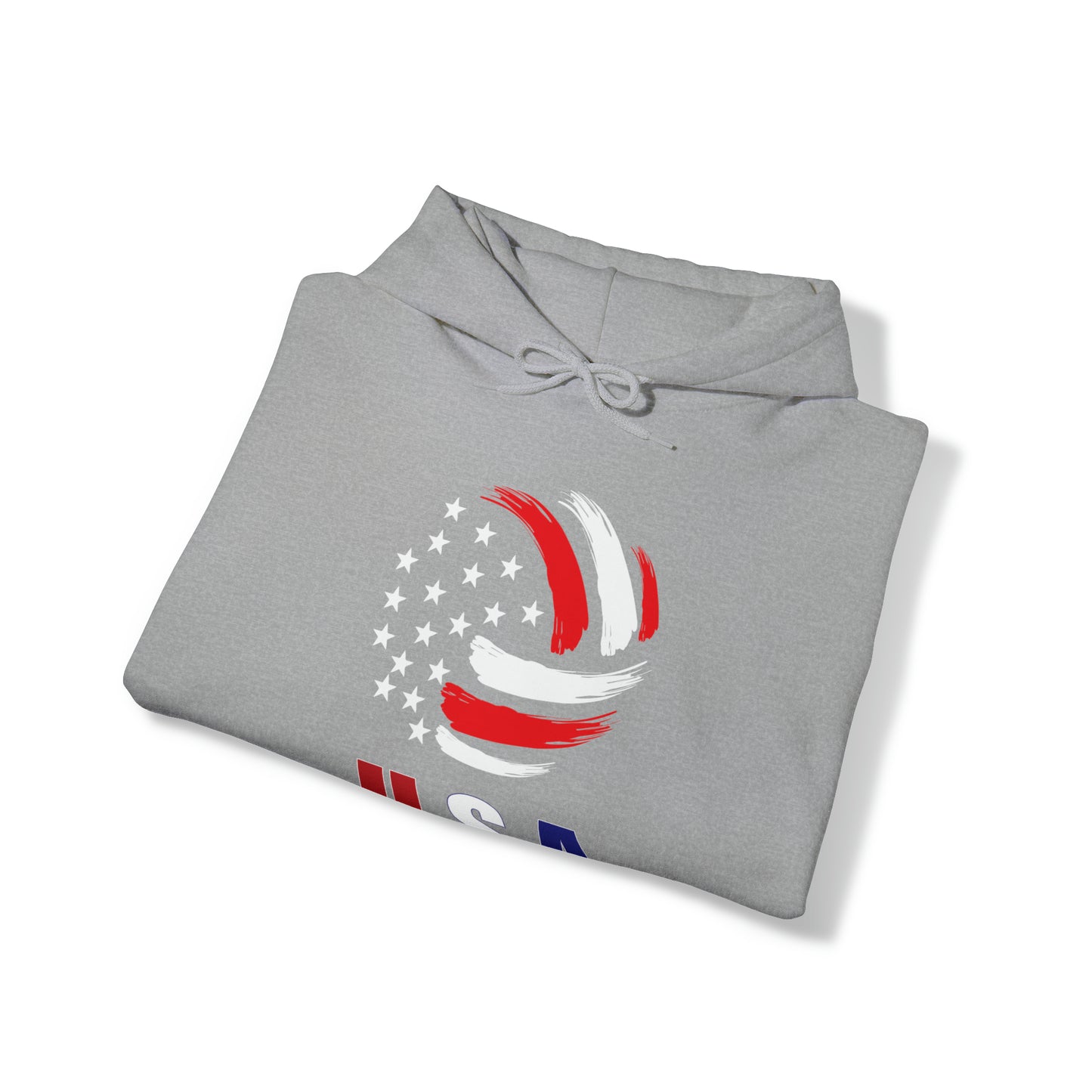 USA Volleyball Flag Hoodie