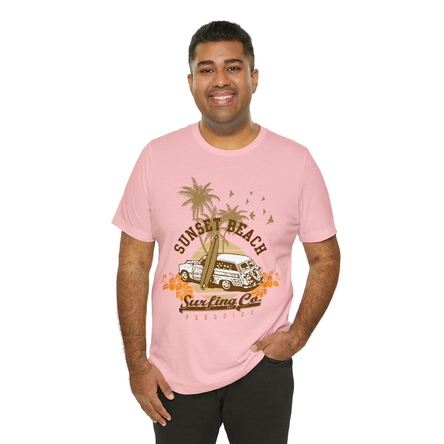 Sunset Beach Surfing Paradise T-Shirt