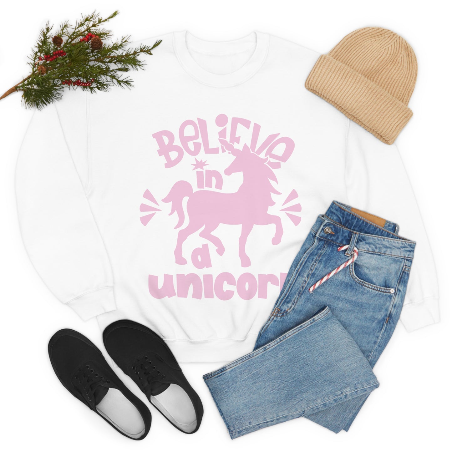 Believe in a unicorn Crewneck Sweatshirt