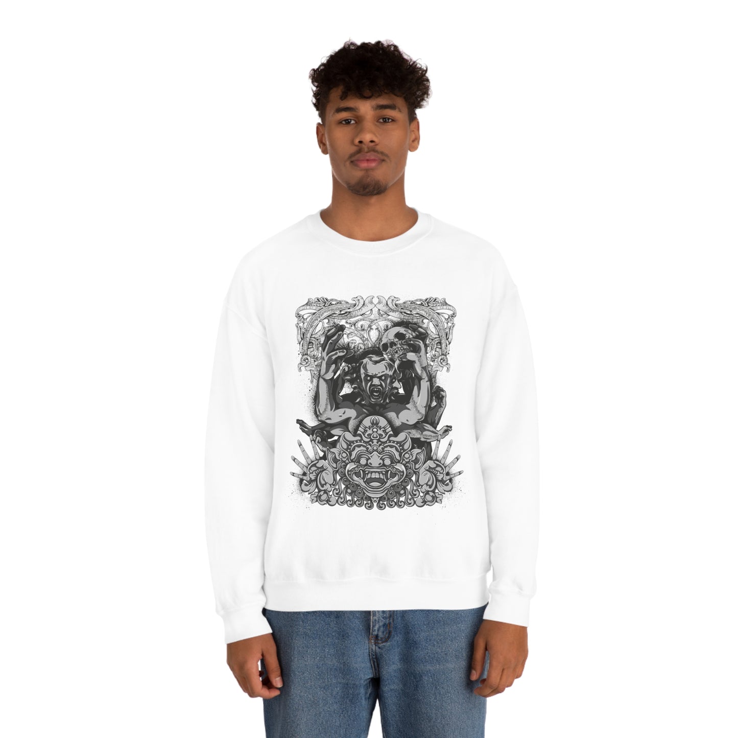 Dark Side Behind The Mask Crewneck Sweatshirt