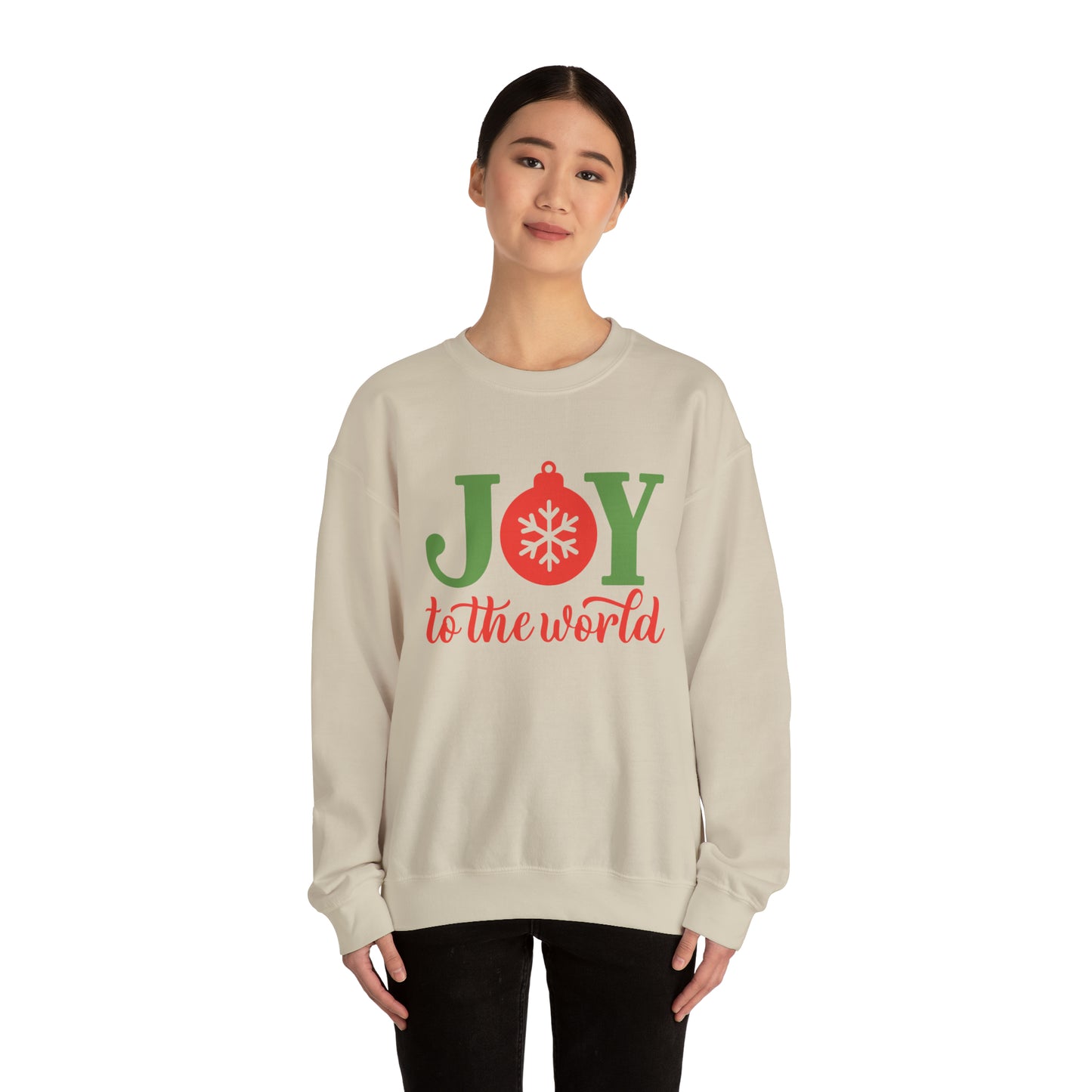 Joy To The World Christmas Crewneck Sweatshirt