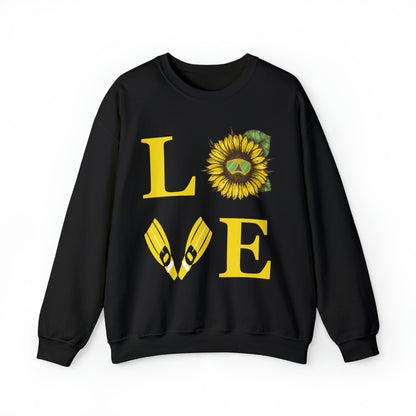 Scuba diving love Crewneck Sweatshirt