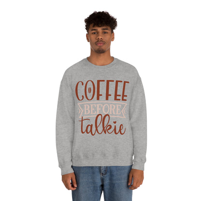 Coffee Before Talkie Crewneck Sweatshirt