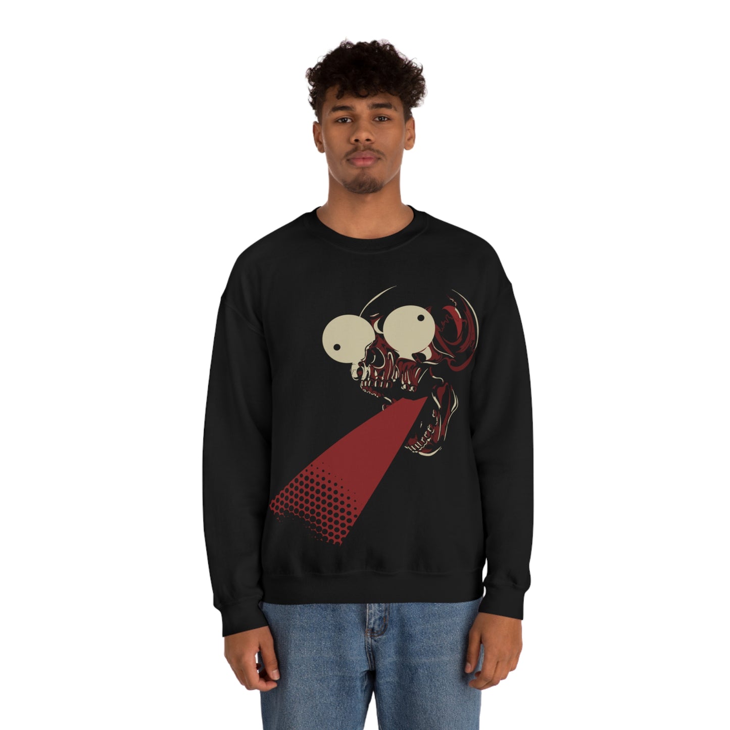 Big Eye Skully Crewneck Sweatshirt