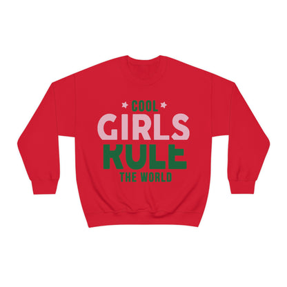 girls rule Crewneck Sweatshirt