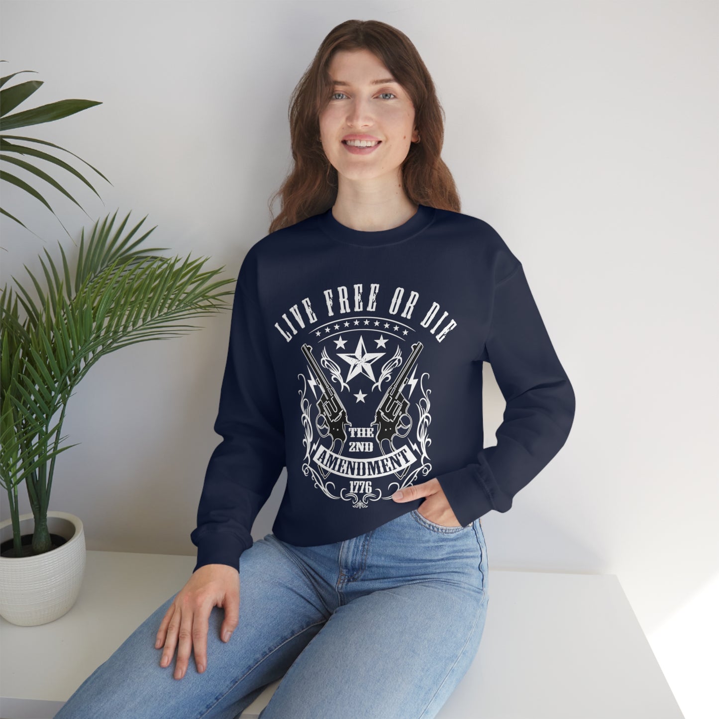 Live Free or Die Crewneck Sweatshirt