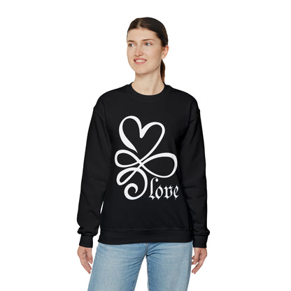 Infinity Heart Crewneck Sweatshirt