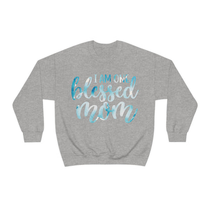 I am one blessed mom Crewneck Sweatshirt