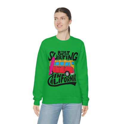 Best Surfing in California Crewneck Sweatshirt