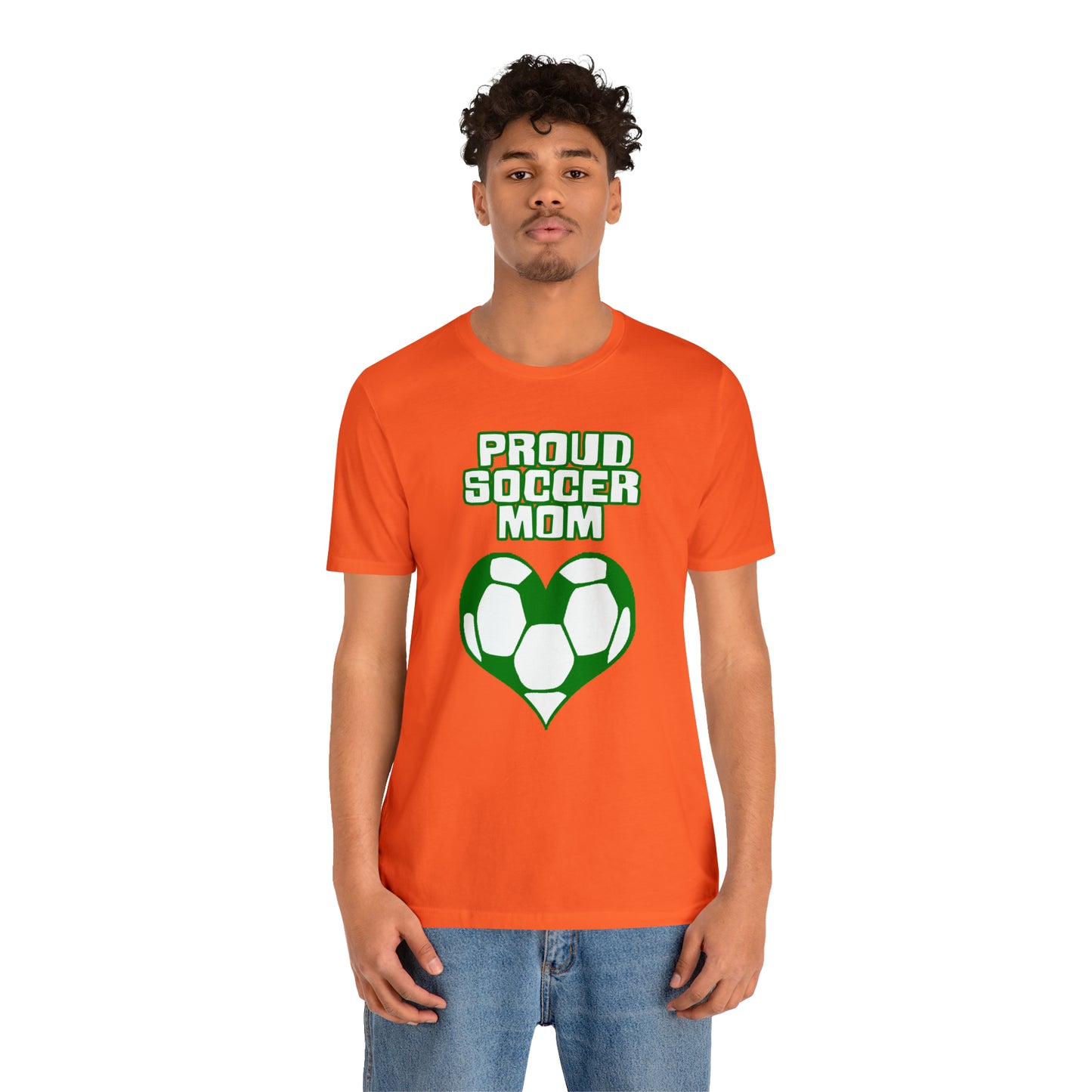 Proud -soccer-mom Heart T-Shirt