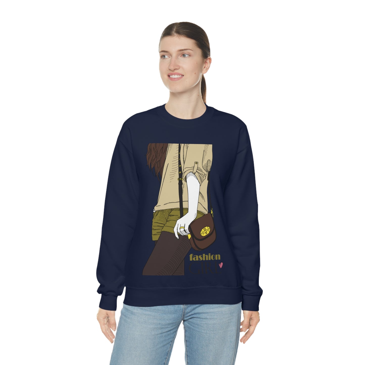 Fashion girl Crewneck Sweatshirt