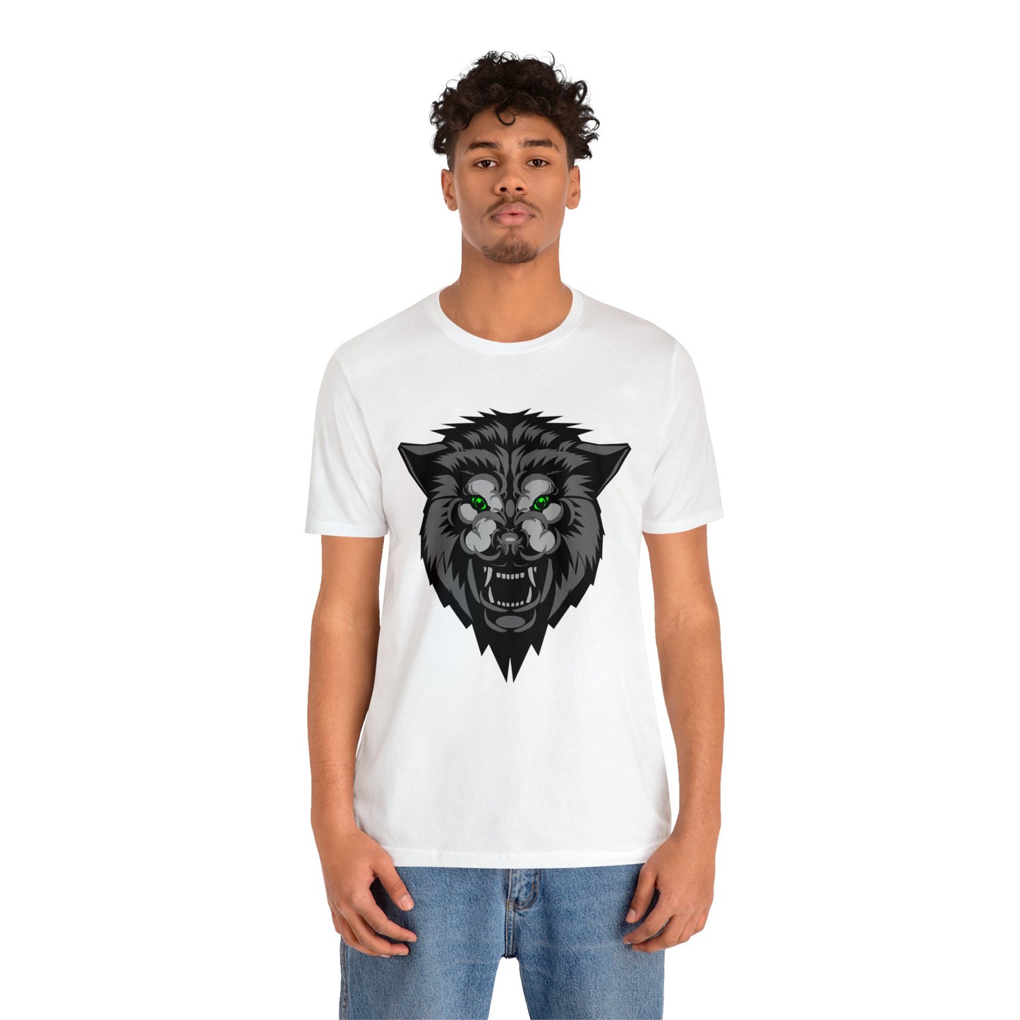 Green eyes wolf T-Shirt