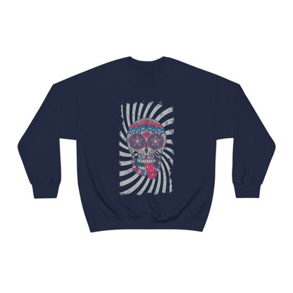 Hippie Skull Crewneck Sweatshirt