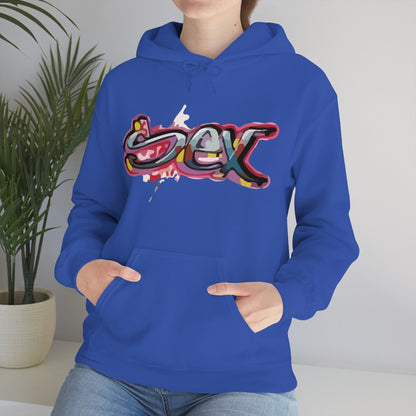 Sex colorful graffiti Hoodie