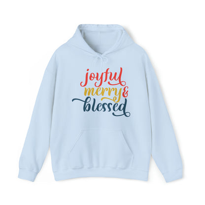 Joyful-Merry-blessed Christmas Hoodie