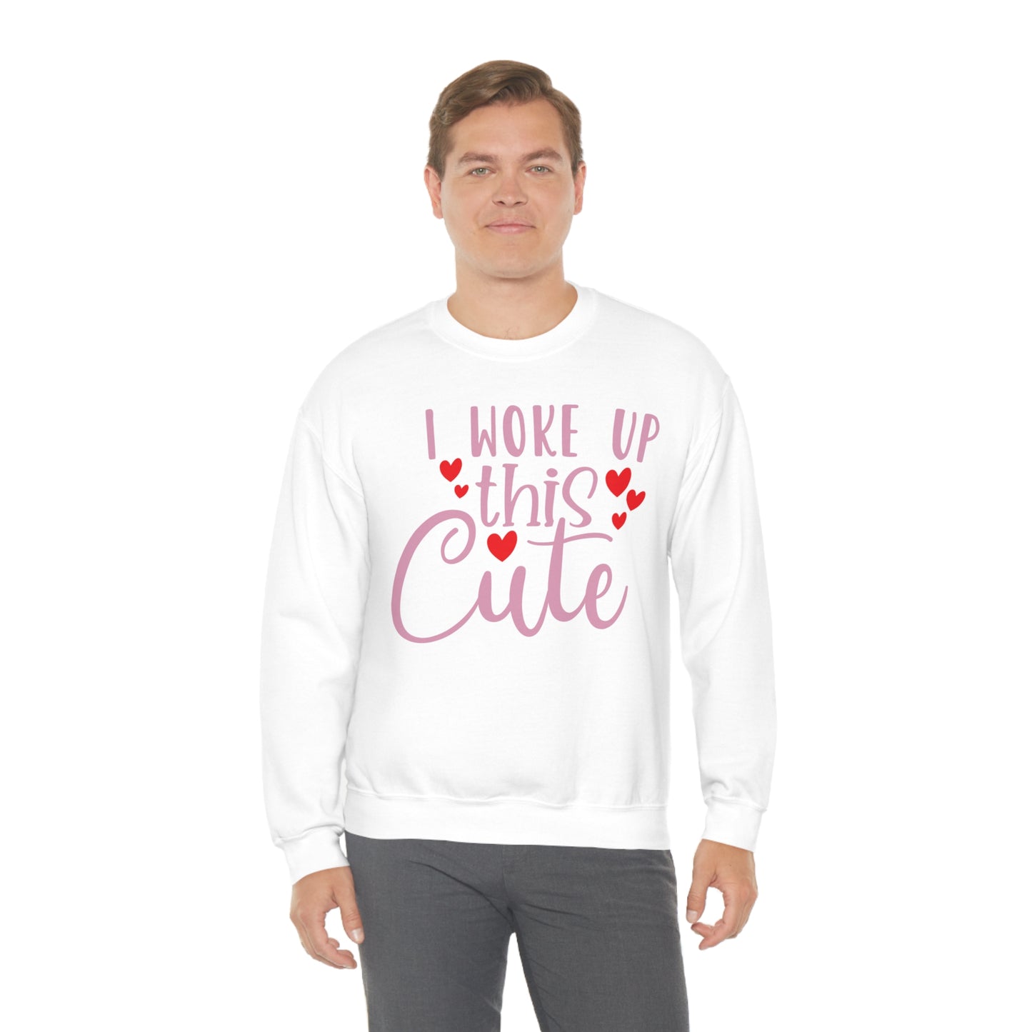 I Woke Up This Cute Crewneck Sweatshirt