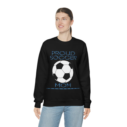 Proud-Soccer mom Crewneck Sweatshirt