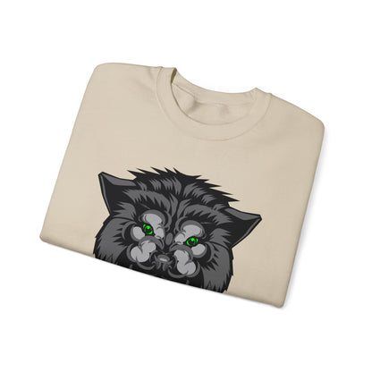 Green eyes wolf Crewneck Sweatshirt