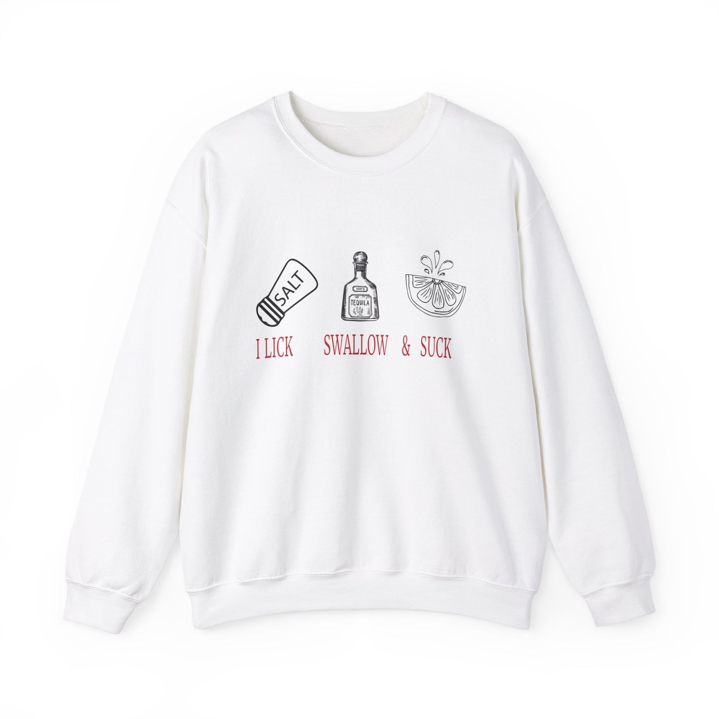 Woman loves tequila Crewneck Sweatshirt