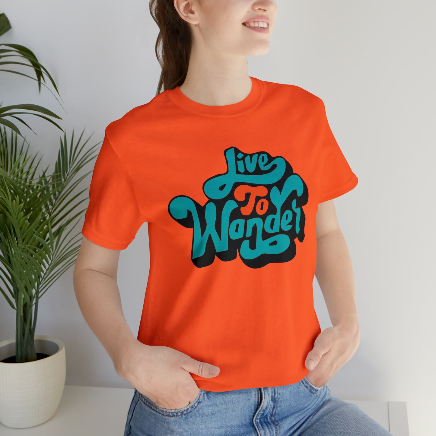 Live to wonder vintage Unisex Tee Shirt