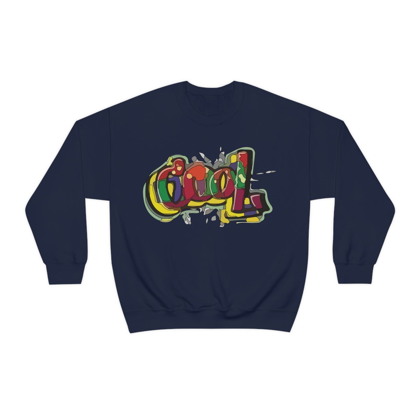 Colorful Cool graffiti Crewneck Sweatshirt