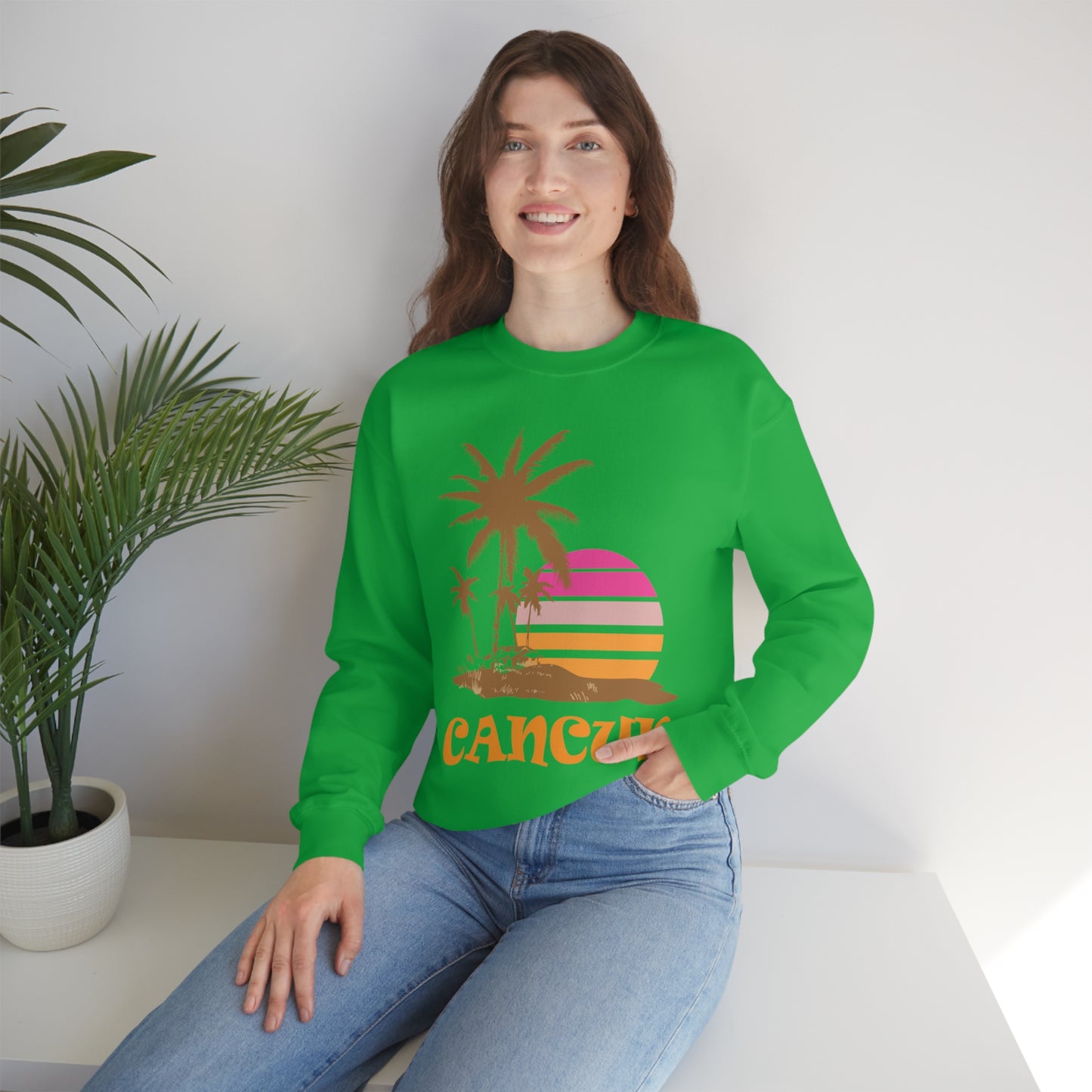 Cancun Vibe Crewneck Sweatshirt