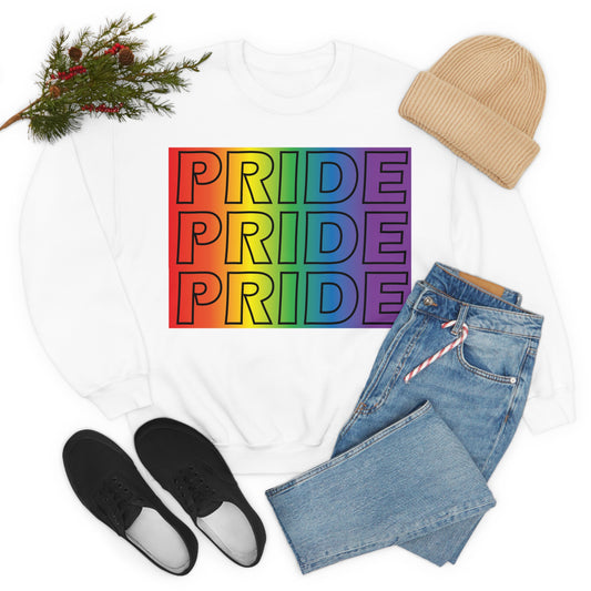 Pride Pride Pride Crewneck Sweatshirt