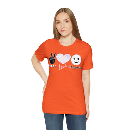 Peace-Love-Happiness T-Shirt