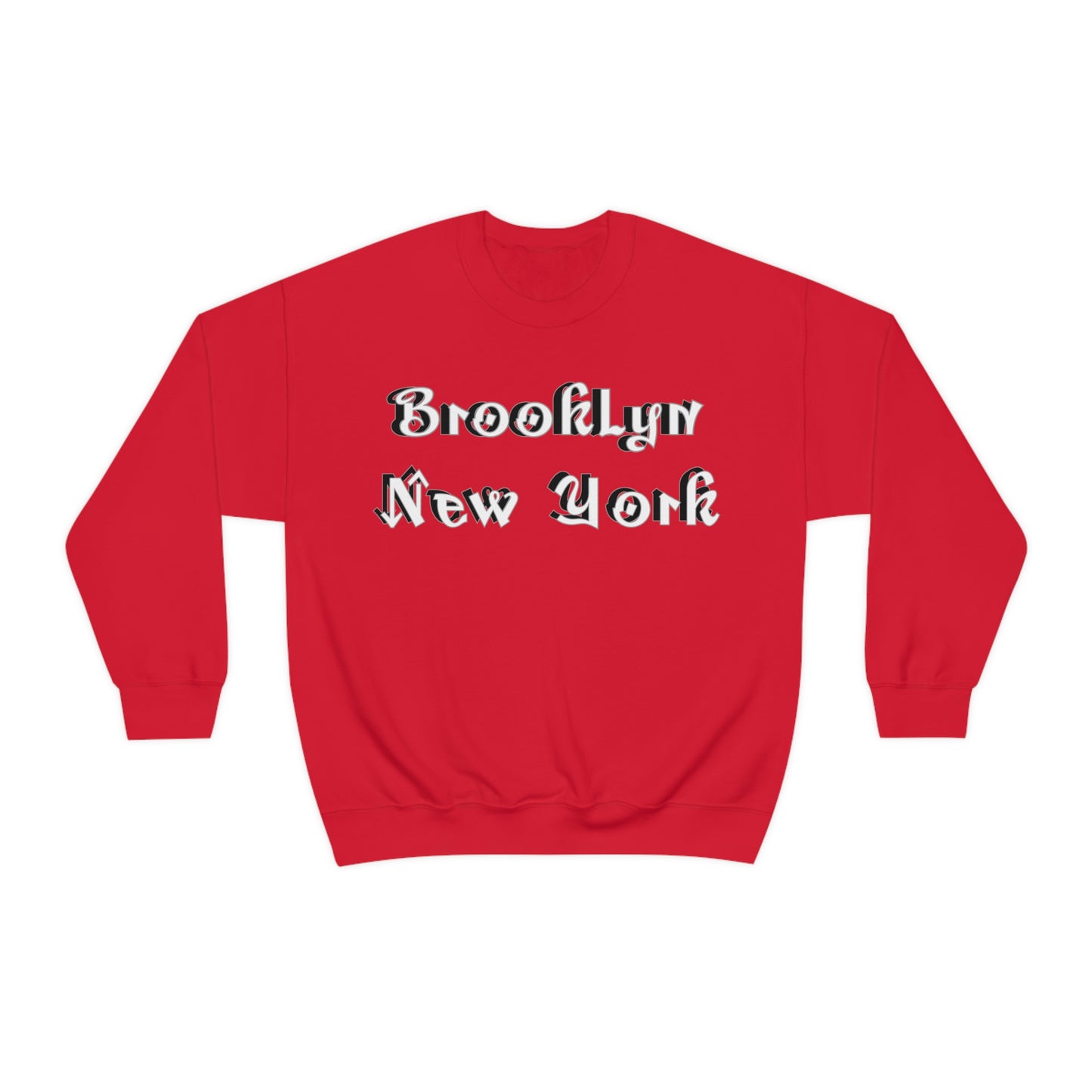 Brooklyn New York Graffitti Crewneck Sweatshirt