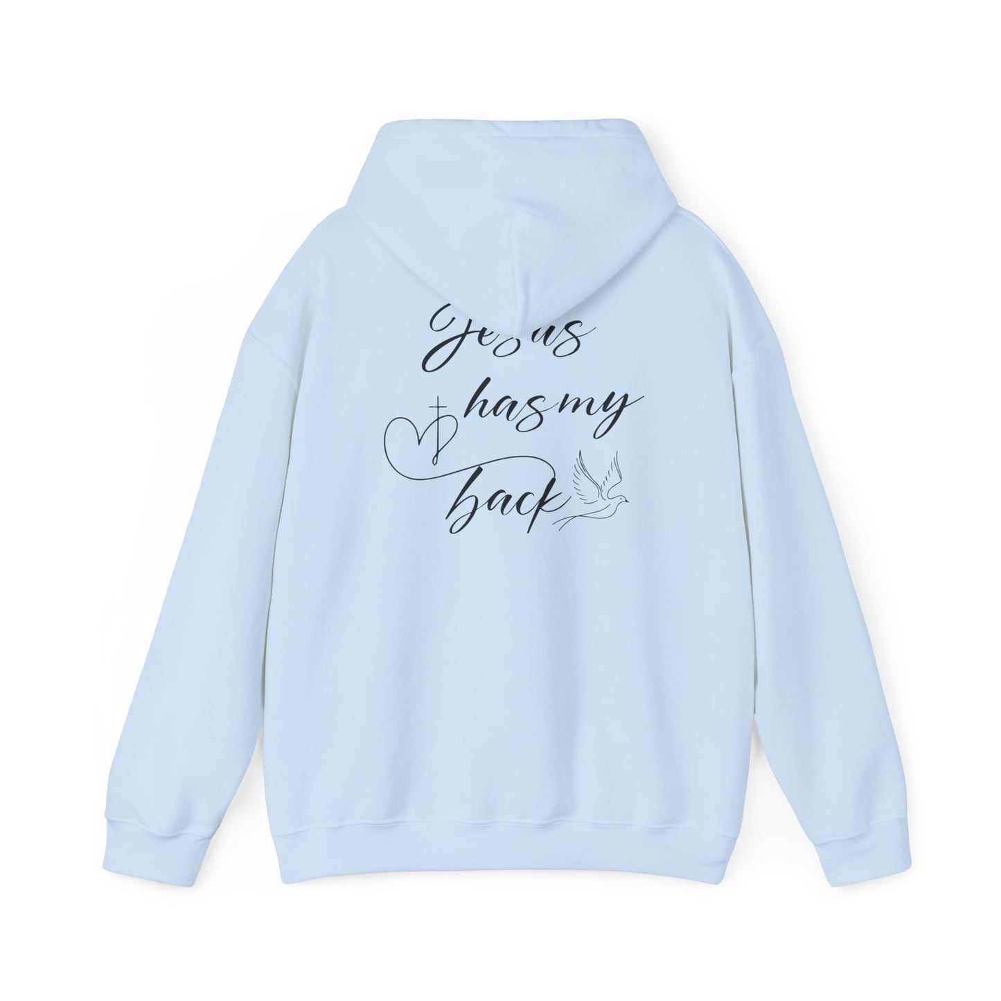 Jesus has my back hoodie