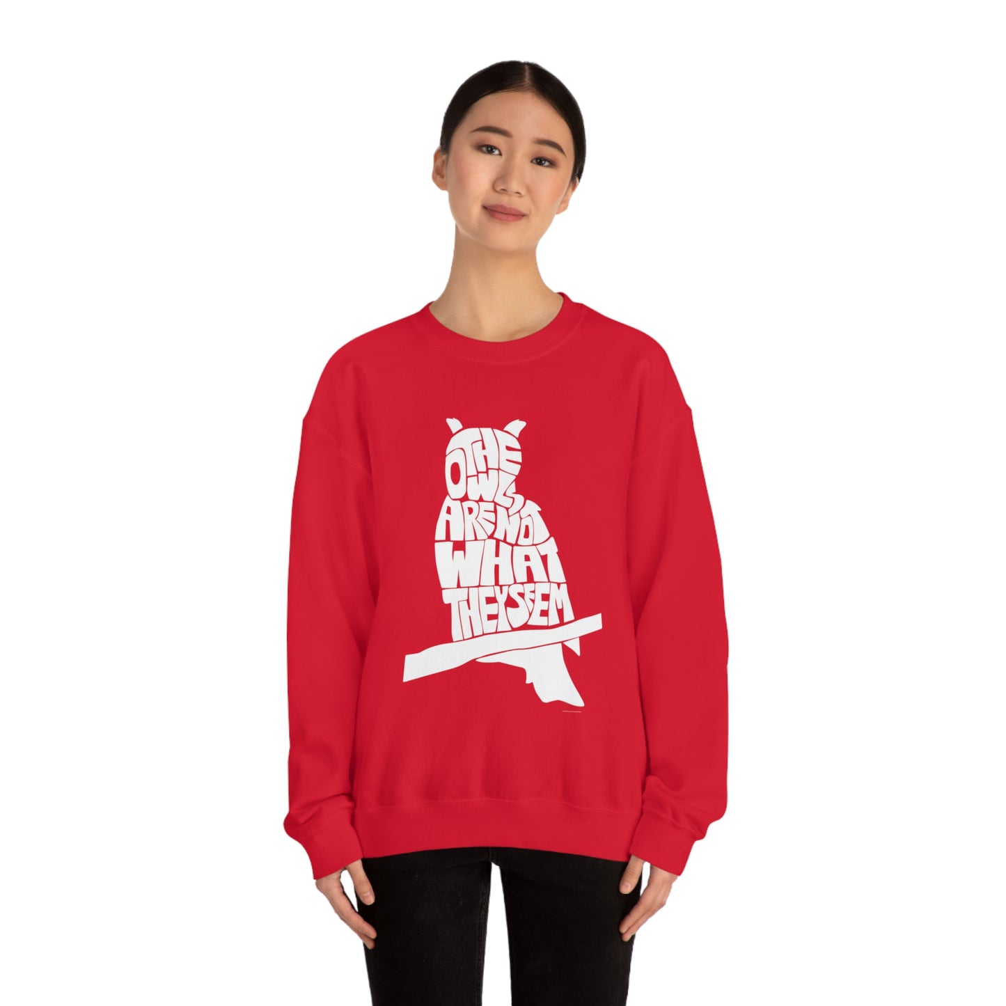 The Owls Are Not What They Seem Crewneck Sweatshirt