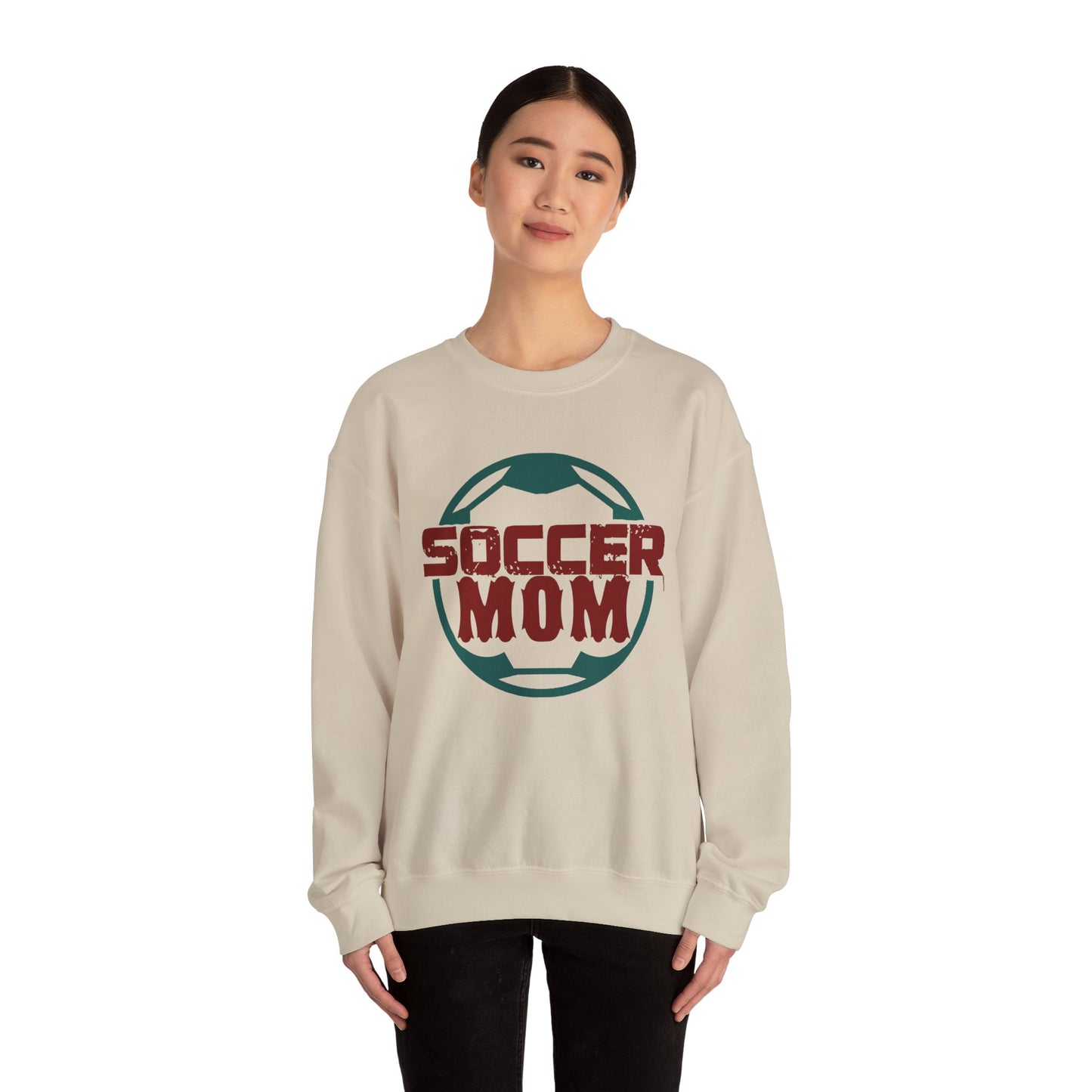 Soccer   Mom Crewneck Sweatshirt