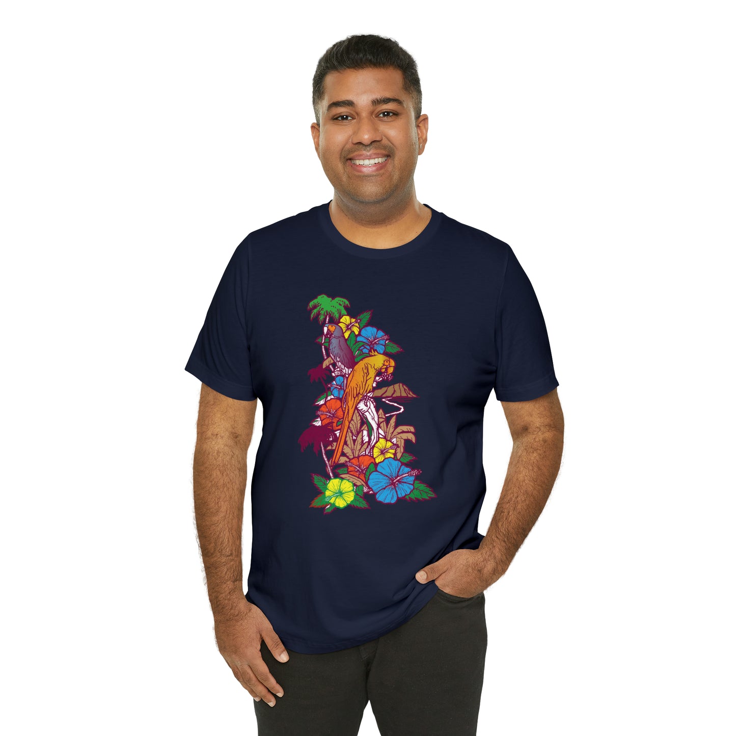 Parrot Jungle Floral T-Shirt