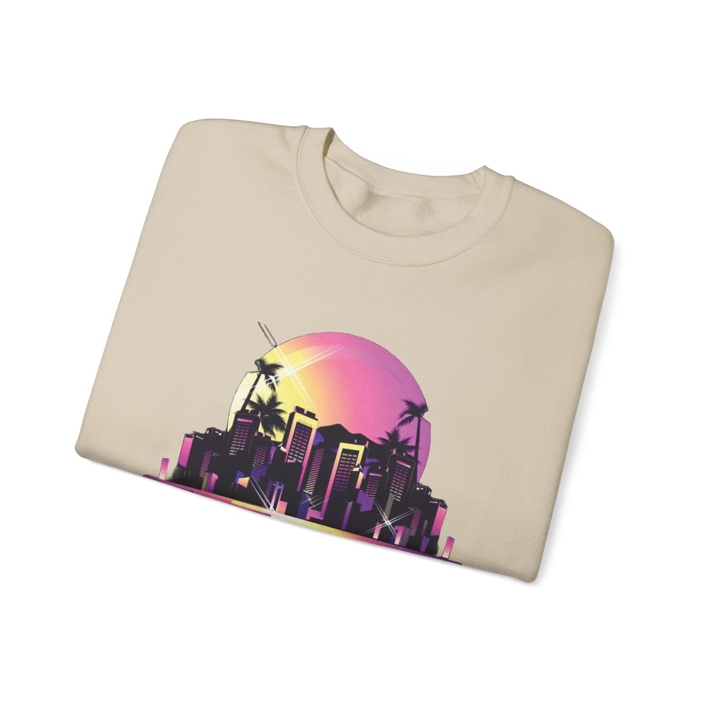 Miami Florida night life Crewneck Sweatshirt