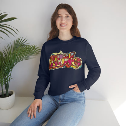 Love in graffiti Crewneck Sweatshirt