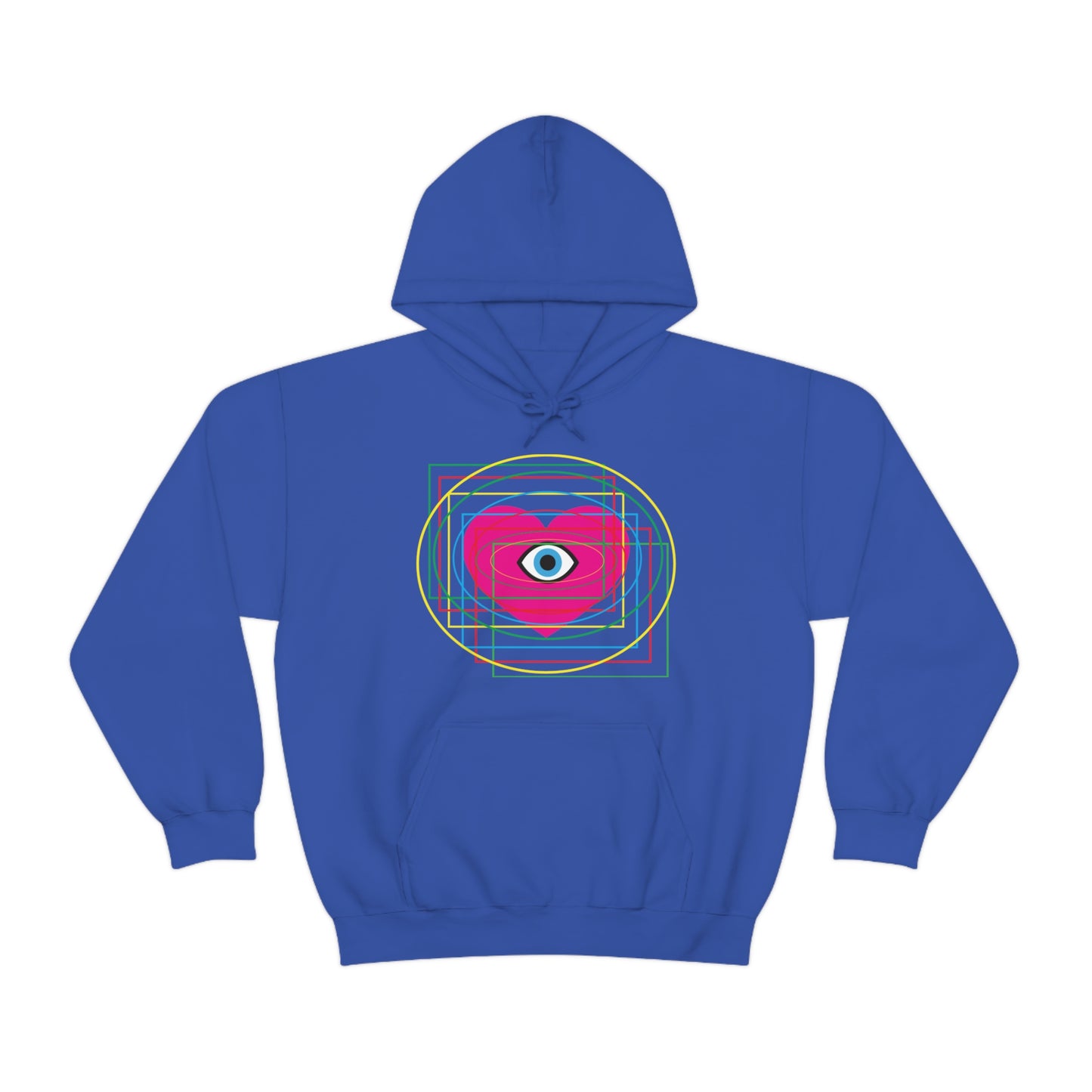 Eye Love in all dimension Hoodie