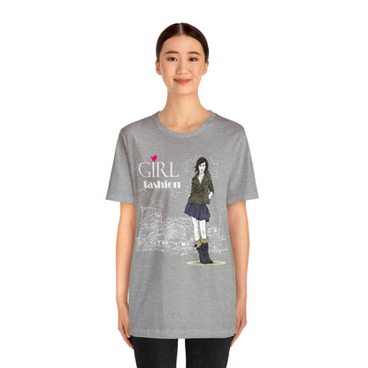 Girl with fashion T-Shirt