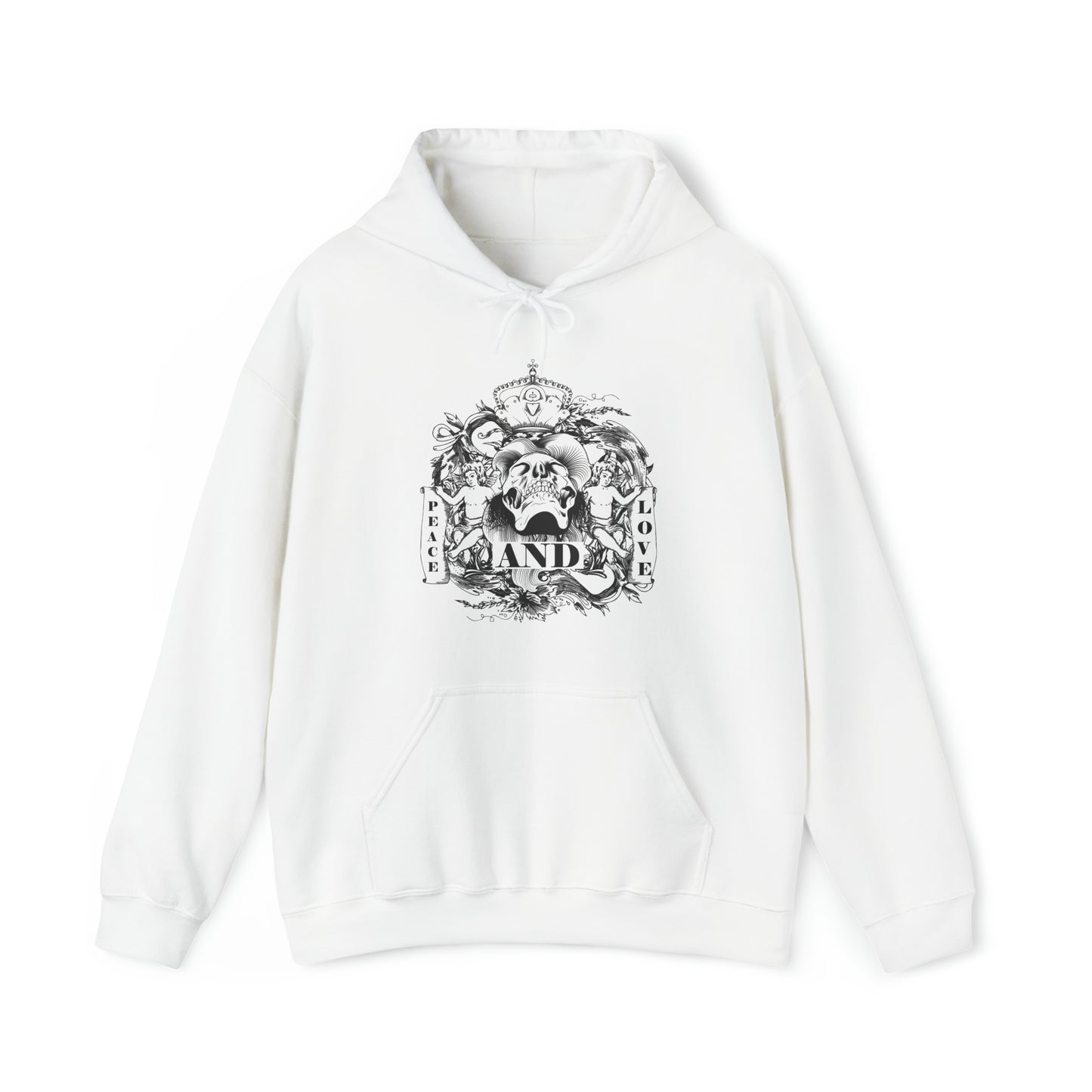 Peace and Love Demon to Angels Hoodie