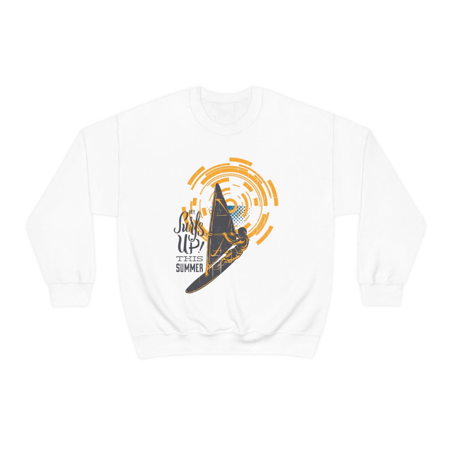 Surfs Up This Summer! Crewneck Sweatshirt