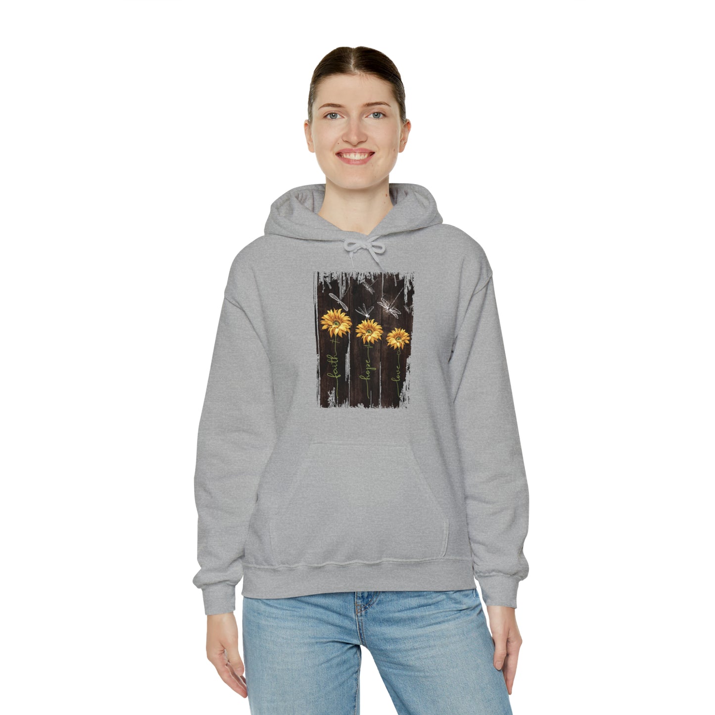 Sunflowers Faith hope love Hoodie