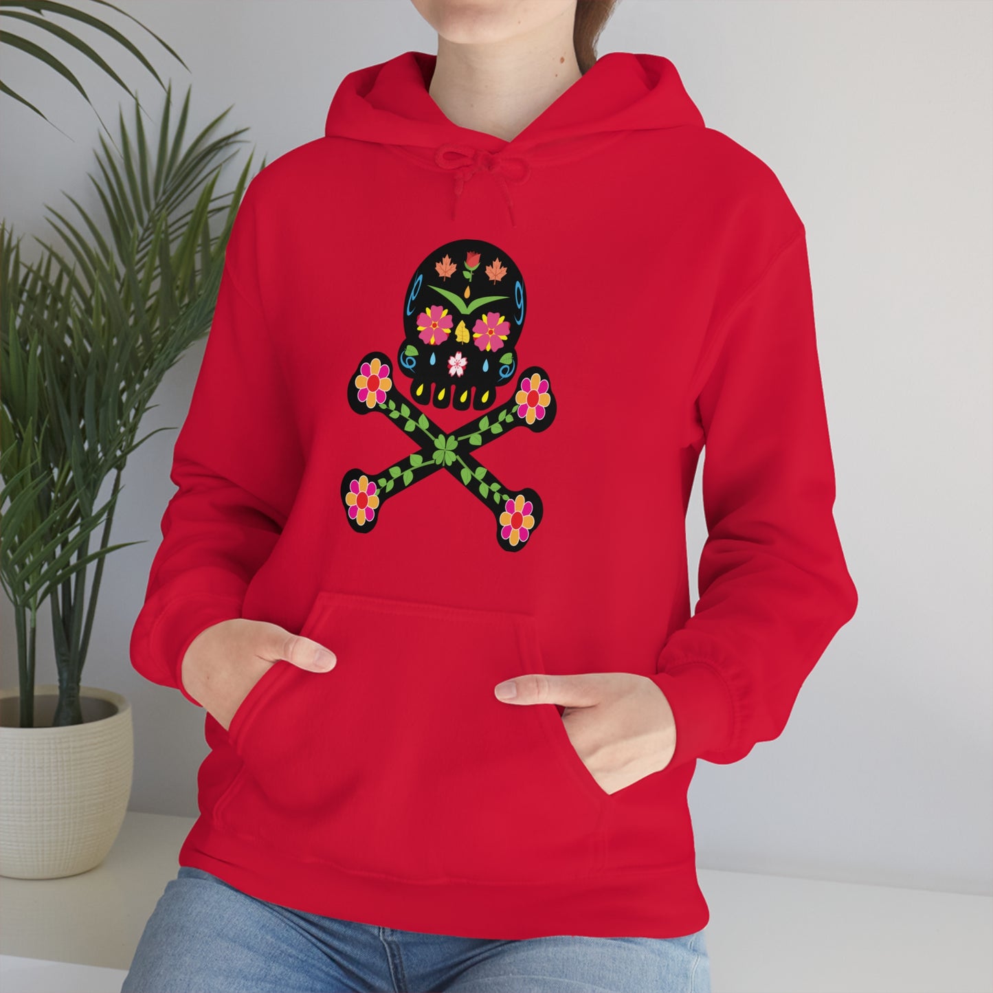 Day of the Dead Skull Hoodie