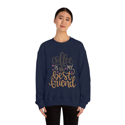 Coffee_is_my_best_friend Crewneck Sweatshirt