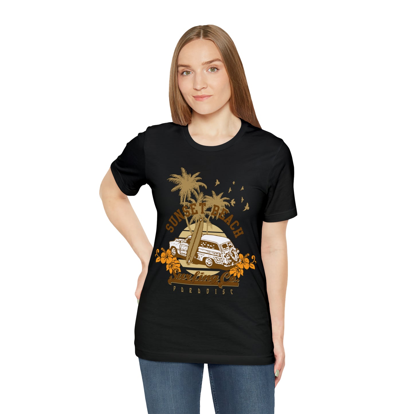 Sunset Beach Surfing Paradise T-Shirt