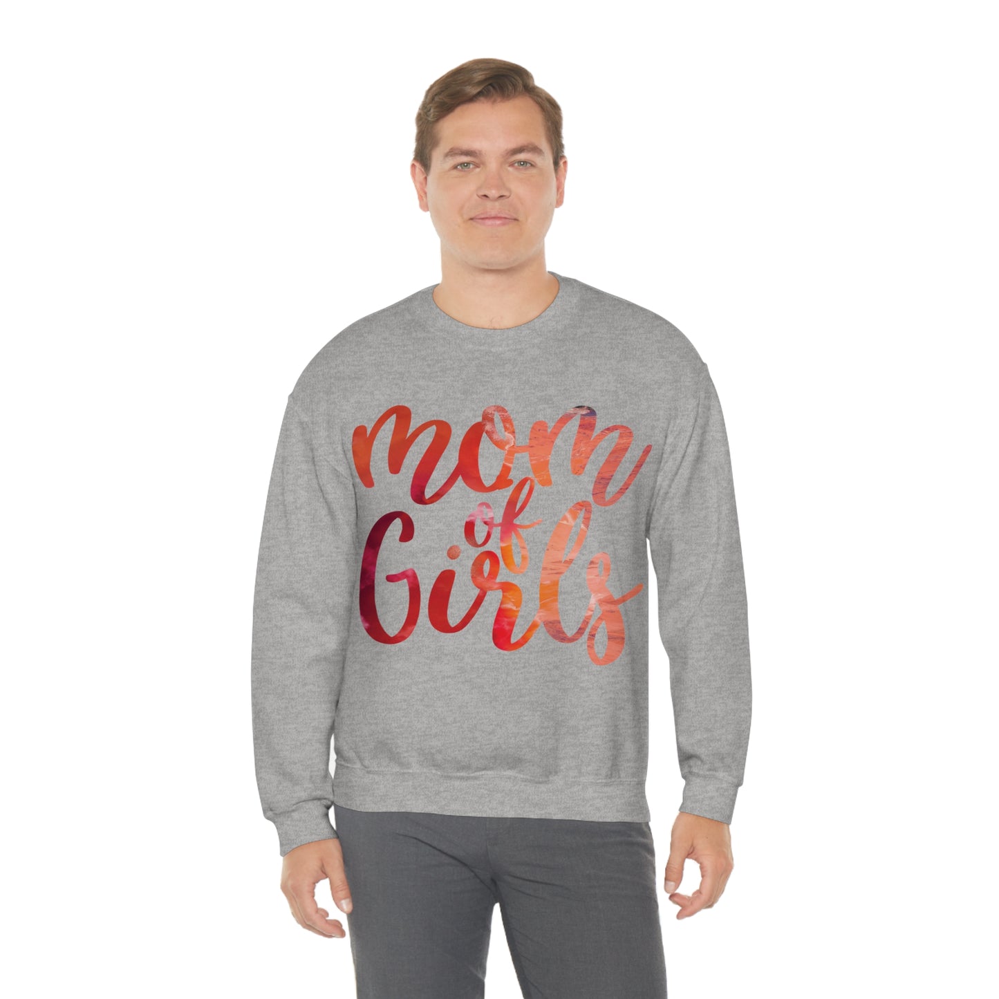 mom of girls Crewneck Sweatshirt