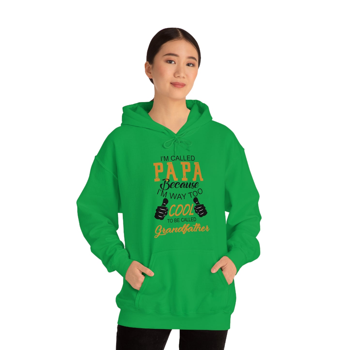 Papa Way Too Cool to Be Called Grandfather Hoodie