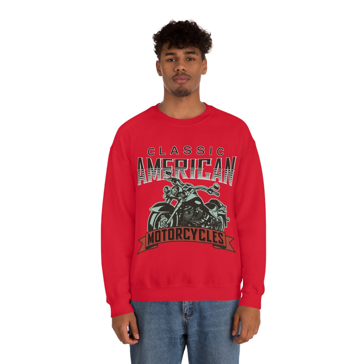 Classic American motorcycles Crewneck Sweatshirt